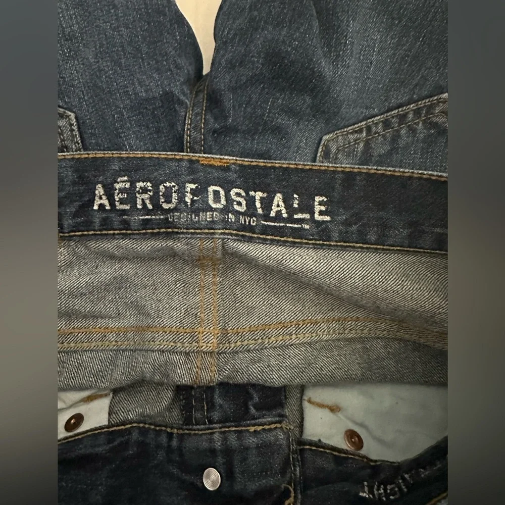 Aeropostale Men’s Jeans 27x28 – Dark Wash Straight Fit Denim